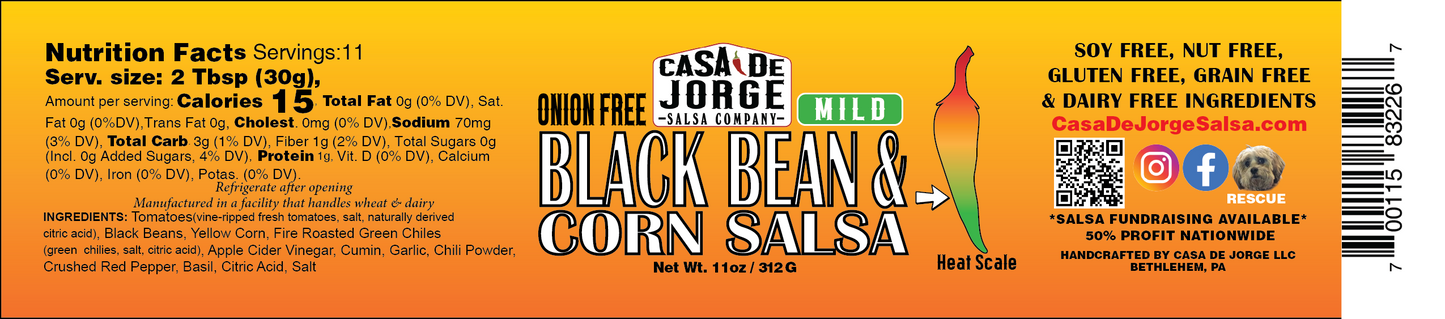 Black Bean and Corn Salsa