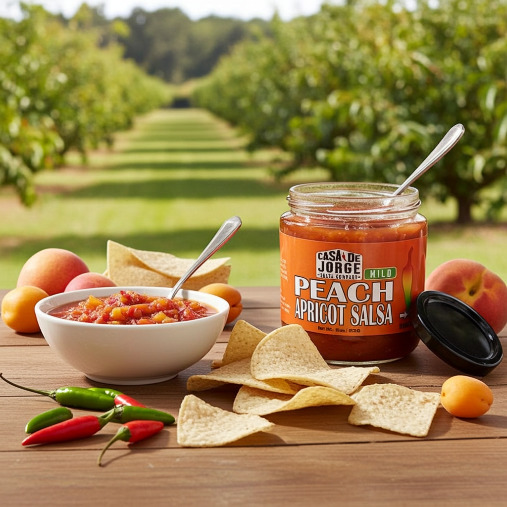 Peach Apricot Salsa - Mild